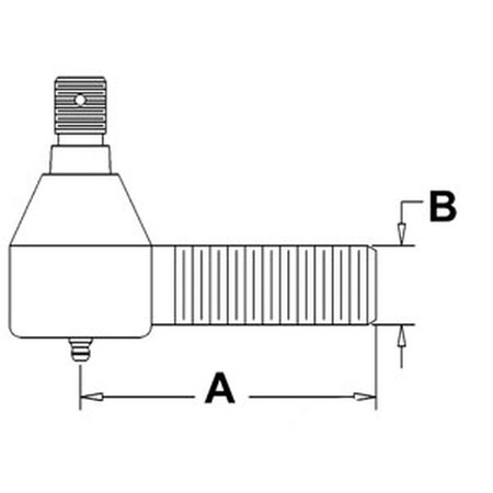 Aftermarket New Fits John Deere Tractor Inner Tie Rod 1550 1750 1850 2155 + AL63612